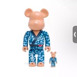 Bearbrick Be@rbrick Albino & Preto x Stash 100% & 400% Sealed